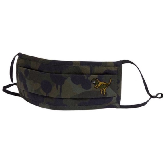 COACH • Rexy Face Mask With Wild Beast Print - Picture 1 of 4